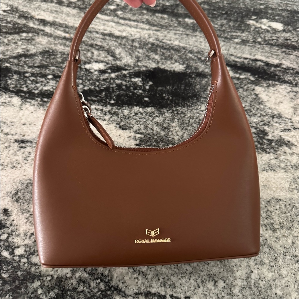 Royal Bagger Brown Leather Handbag